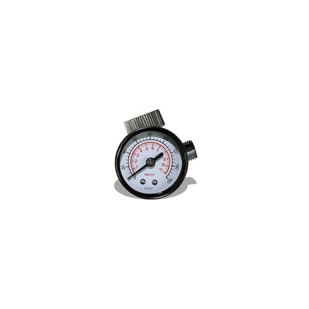 Pro-Tek Spray Equipment AIR REGULATOR WITH PRESSURE GUAGE 160PSI/ 1/4in N. 9069